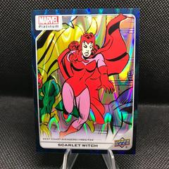 Scarlet Witch [Teal Wave] #106 Marvel 2023 Upper Deck Platinum Prices