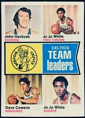 Boston Celtics Team Leaders #82 Basketball Cards 1974 Topps Prices