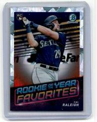 Cal Raleigh [Atomic] #ROYF-7 Baseball Cards 2022 Bowman Rookie of the Year Favorites Prices
