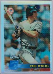 Paul O'Neill [Refractor] Baseball Cards 1996 Topps Chrome Prices
