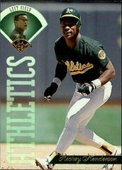 Rickey Henderson #22 Baseball Cards 1995 Leaf Prices