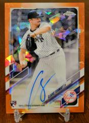 Clarke Schmidt [Orange] Baseball Cards 2021 Topps Chrome Sapphire Rookie Autographs Prices