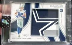 Luke Schoonmaker #24 Football Cards 2023 Panini Immaculate Rookie Patch Prices