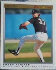 Bobby Thigpen #120 Baseball Cards 1991 O Pee Chee Premier Prices