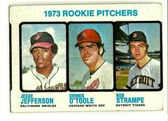 Rookie Pitchers [Jefferson, O'Toole, Strampe] #604 Baseball Cards 1973 Topps Prices