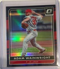 Adam Wainwright [Purple] #102 Baseball Cards 2016 Panini Donruss Optic Prices