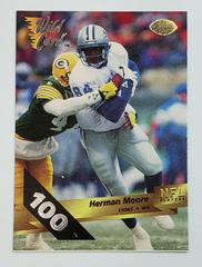 Herman Moore [100 Stripe] #119 Football Cards 1993 Wild Card Prices
