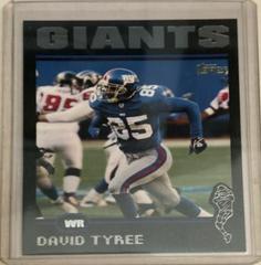 David Tyree [Black] #29 Football Cards 2004 Topps Prices