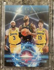Austin Reaves / LeBron James / Anthony Davis [Turquoise] #16 Basketball Cards 2023 Panini Origins Nucleus Prices
