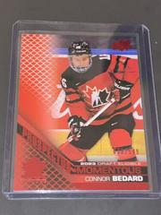 Connor Bedard [Red] Hockey Cards 2022 Upper Deck Team Canada Juniors Prospectus Momentous Prices