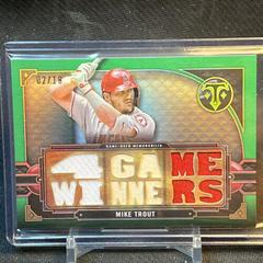 Mike Trout [Emerald] #TTR-MT5 Baseball Cards 2022 Topps Triple Threads Relics Prices