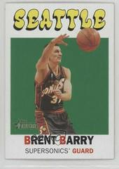 Brent Barry #129 Basketball Cards 2000 Topps Heritage Prices