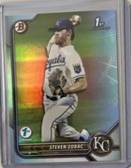 Steven Zobac [Sky Blue] #BD-101 Baseball Cards 2022 Bowman Draft 1st Edition Prices