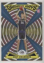 Chet Holmgren [Blue] #ZG-CHE Basketball Cards 2022 Panini Chronicles Draft Picks Gamma Rays Prices