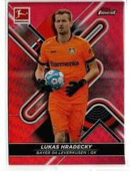 Lukas Hradecky [Refractor] #101 Soccer Cards 2021 Topps Finest Bundesliga Prices