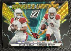 Kyler Murray , Marquise Brown [Gold] Football Cards 2022 Panini Zenith Thunder and Lightning Prices