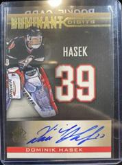 Dominik Hasek [Gold Autograph] #DD-26 Hockey Cards 2020 SP Signature Edition Legends Dominant Digits Prices