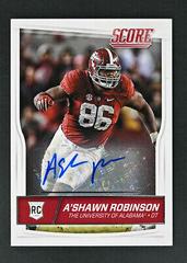 A'Shawn Robinson [Autograph] #391 Football Cards 2016 Panini Score Prices