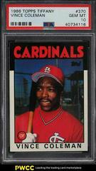 Vince Coleman Baseball Cards 1986 Topps Tiffany Prices