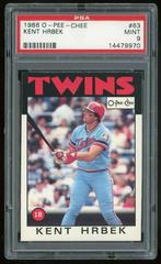 Kent Hrbek #63 Baseball Cards 1986 O Pee Chee Prices