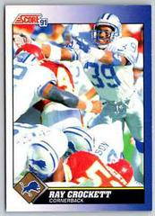 Ray Crockett #34 Football Cards 1991 Score Prices