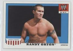 Randy Orton Wrestling Cards 2008 Topps Heritage IV WWE Prices