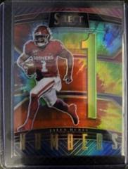 Jalen Hurts [Tie Dye] #SN-JH Football Cards 2023 Panini Select Draft Picks Numbers Prices