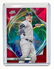 Anthony Rizzo [Red Flare] #95 Baseball Cards 2022 Topps Cosmic Chrome Prices