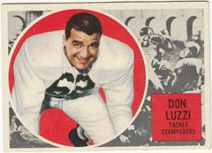Don Luzzi Football Cards 1960 Topps CFL Prices