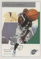 Michael Jordan [Leader Board] #15 Basketball Cards 2002 Topps Ten Prices