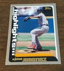 Jose Jimenez Baseball Cards 2000 Topps Prices