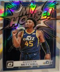 Donovan Mitchell [Holo] #10 Basketball Cards 2020 Panini Donruss Optic My House Prices