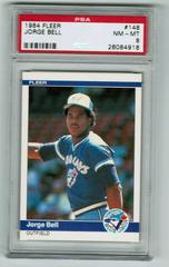 Jorge Bell #148 Baseball Cards 1984 Fleer Prices