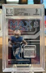 D'Andre Swift [Nebula] #MI-DSW Football Cards 2022 Panini Spectra Max Impact Prices