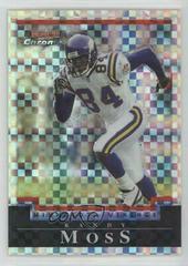 Randy Moss [Xfractor] #8 Football Cards 2004 Bowman Chrome Prices