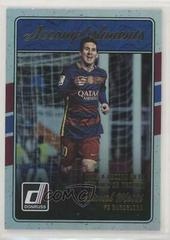 Lionel Messi [Holographic] #4 Soccer Cards 2016 Panini Donruss Accomplishments Prices