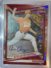 Ben Joyce [Red Signature] #89 Baseball Cards 2022 Panini Elite Extra Edition Prices
