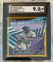 Ken Griffey Jr. [Gold] Baseball Cards 2023 Topps Finest Headliners Prices