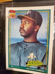 Reggie Harris #177 Baseball Cards 1991 Topps Prices