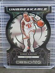 DeMar DeRozan Basketball Cards 2021 Panini Obsidian Unbreakable Prices