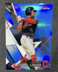 Francisco Lindor [Blue Refractor] #2 Baseball Cards 2018 Topps Finest Prices