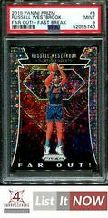 Russell Westbrook [Fast Break] Basketball Cards 2019 Panini Prizm Far Out Prices