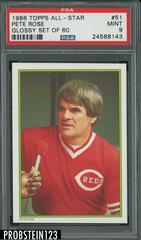 Pete Rose Baseball Cards 1986 Topps All Star Glossy Set of 60 Prices