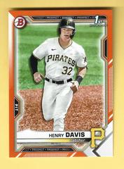 Henry Davis [Orange] #BD-48 Baseball Cards 2021 Bowman Draft Prices