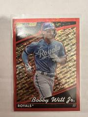 Bobby Witt Jr. [Red] #BG-11 Baseball Cards 2022 Topps Update Black Gold Prices