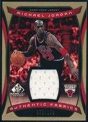 Michael Jordan [Jersey Gold] #71 Basketball Cards 2004 SP Game Used Prices