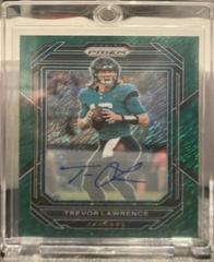 Trevor Lawrence [Autograph Green Shimmer] Football Cards 2022 Panini Prizm Prices