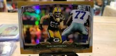 Clay Matthews [Gold Refractor] #10 Football Cards 2014 Topps Chrome Prices