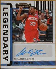 Willie Green [Bronze] #LC-WGR Basketball Cards 2022 Panini Contenders Legendary Autographs Prices