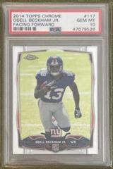 Odell Beckham Jr. [Facing Forward Autograph Refractor] #117 Football Cards 2014 Topps Chrome Prices